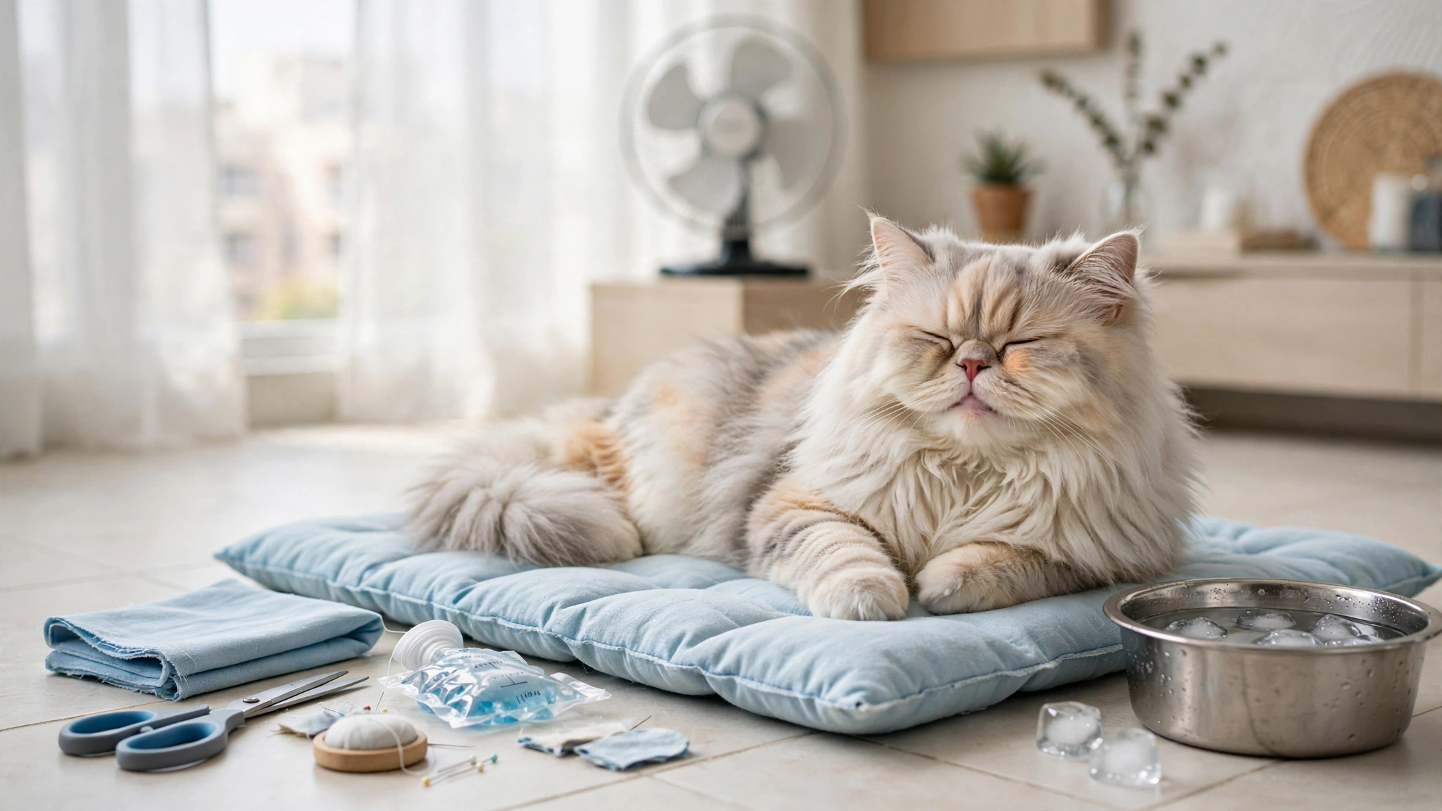 DIY Cat Cooling Mat: Beat Delhi's Summer Heat