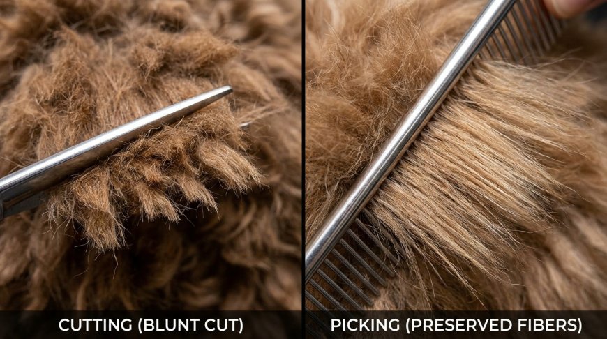 CUTTING VS. PICKING: THE GROOMER'S VERDICT