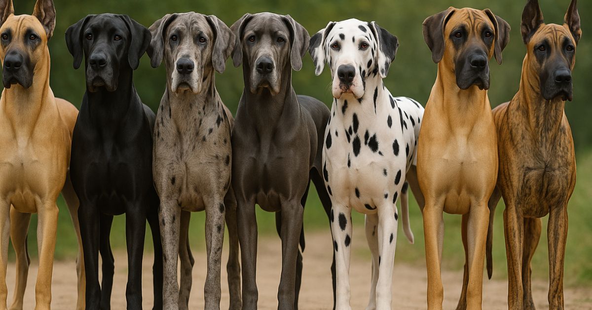 Great Danes Colour Combinations